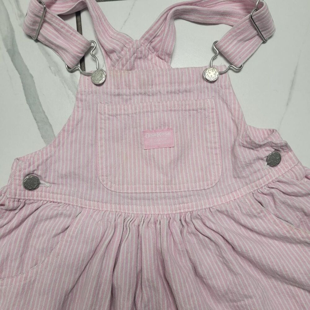 Oshkosh-b-gosh Pink Dungarees-overalls - Picture 2 of 6